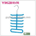 competitive price flocking tie and scarf hanger with 11 racks